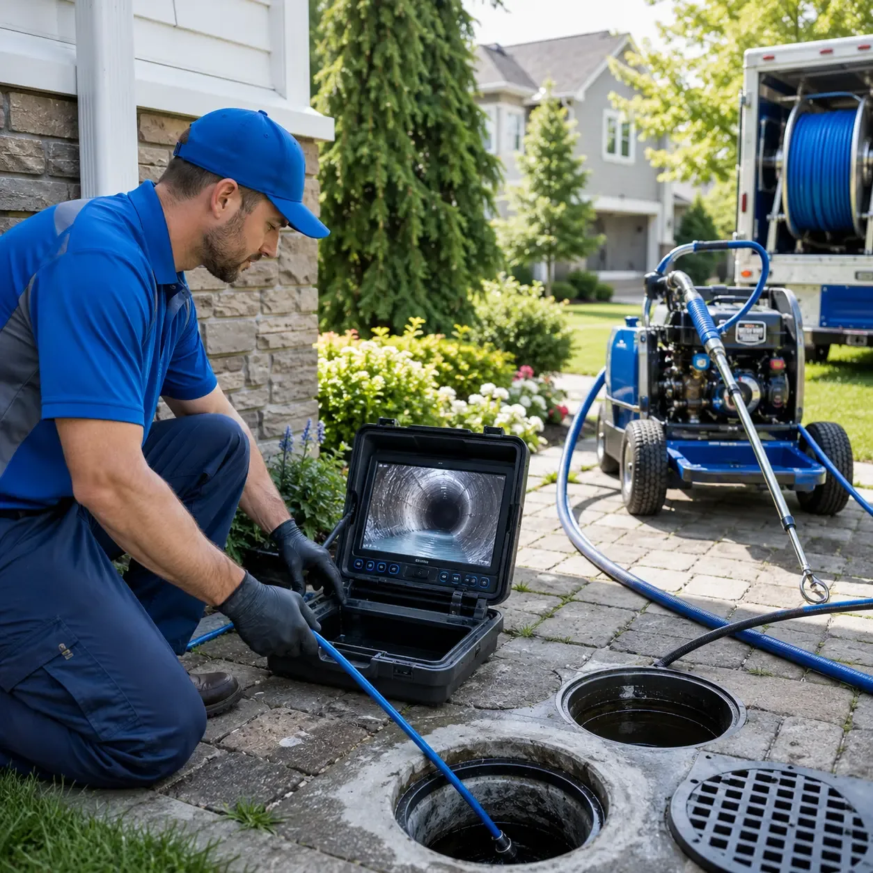 Outdoor drain cleaning professionals serving Brockton, PA